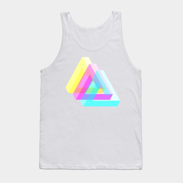 Impossible AND transparent triangles V2 Tank Top by TRIME
